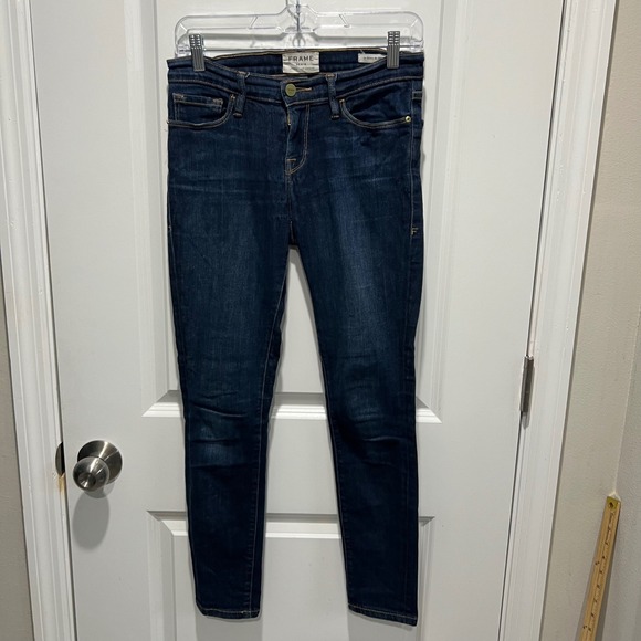 Frame Denim Denim - Frame Women Le Skinny de Jeanne Dark Wash Indigo Denim Jeans Size 26
